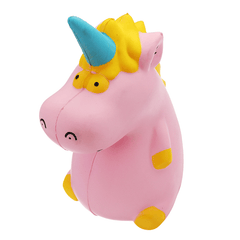 Areedy Squishy Baby Unicorn Hippo 14Cm*10Cm*8Cm Licensed Super Slow Rising Cute Pink Scented Original Package