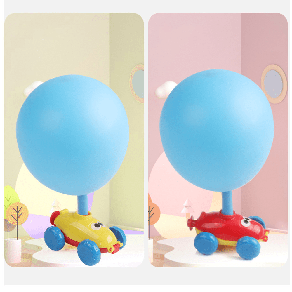 Voiture à ballons gonflables pour enfants Voiture à ballons gonflables pour bébé Jouets éducatifs d'intérieur