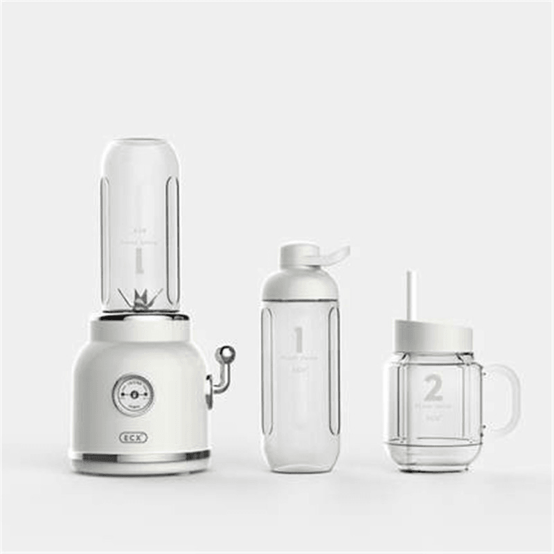 Presse-agrumes rétro ECX pour aliments et lait, machine multifonction pour jus de fruits et légumes, mixeur portable