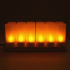 12 bougies LED sans flamme avec télécommande, lumière de thé scintillante, décoration de fête de mariage