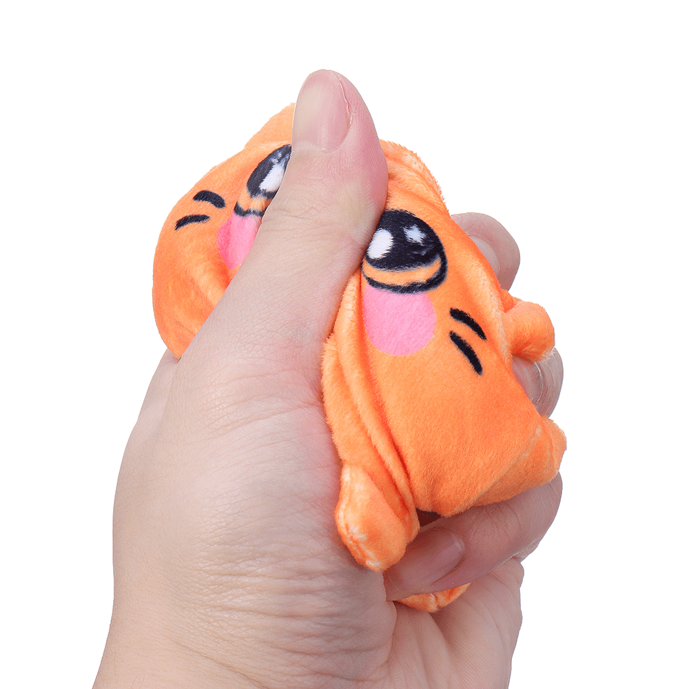 Jouet en peluche Squishamals Tiger Squishy en mousse de 3,5 pouces, pendentif en peluche à remontée lente