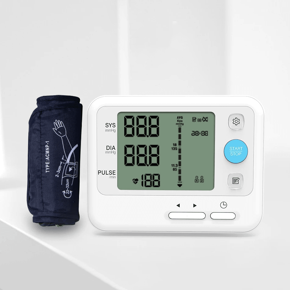 Digital LCD Arm Blood Pressure Monitor Automatic Blood Pressure Meter Sphygmomanometers Tonometer Home Health Care