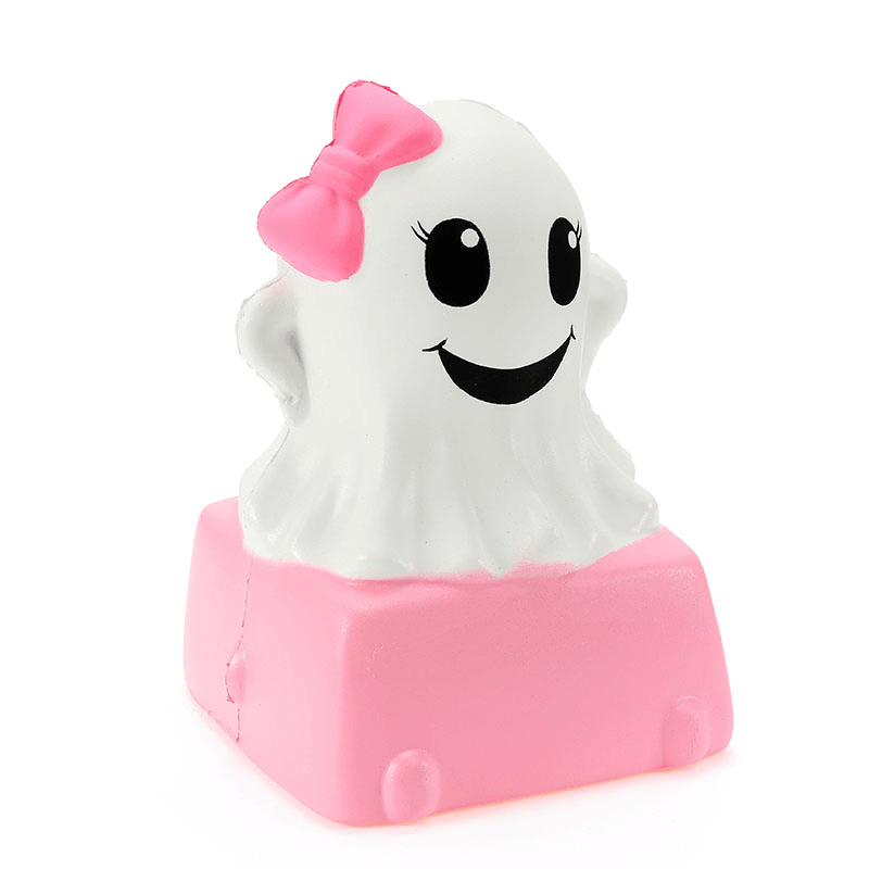 Connie Squishy Ghost Cake Humbo 12Cm Slow Rising with Packaging Halloween Decor Collection Gift Toy