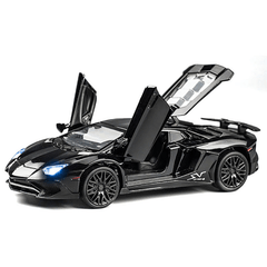 Lamborghimi Aventador SV LP750-4 - Coche de juguete de aleación de metal fundido a presión, modelo de coche para regalo de niños