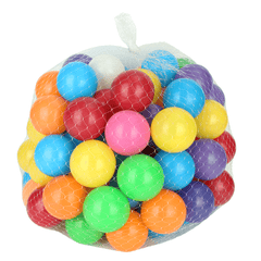 Lot de 100 balles de natation colorées en plastique souple pour bébé et enfant, 8 cm