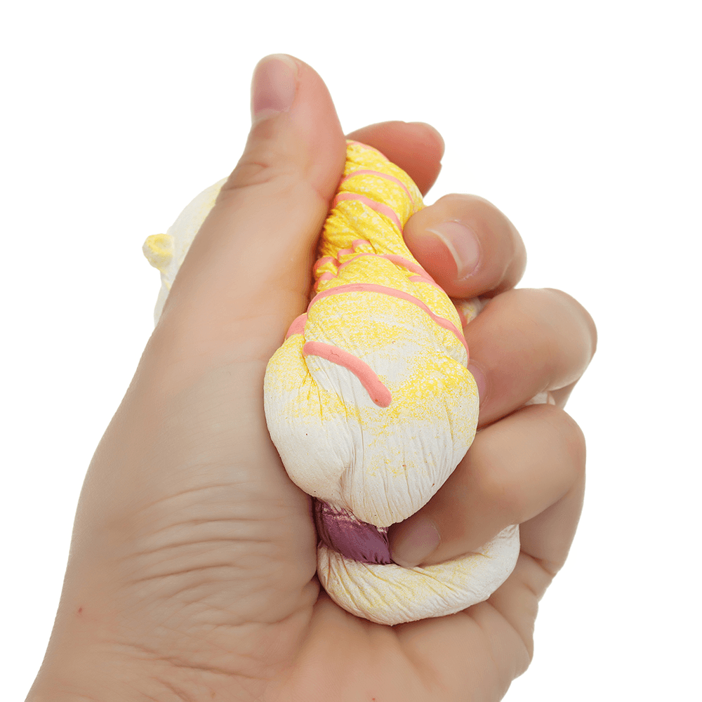 Cream Pineapple Bread Bag Puff Squishy 8Cm Slow Rising Toy Soft Gift Collection