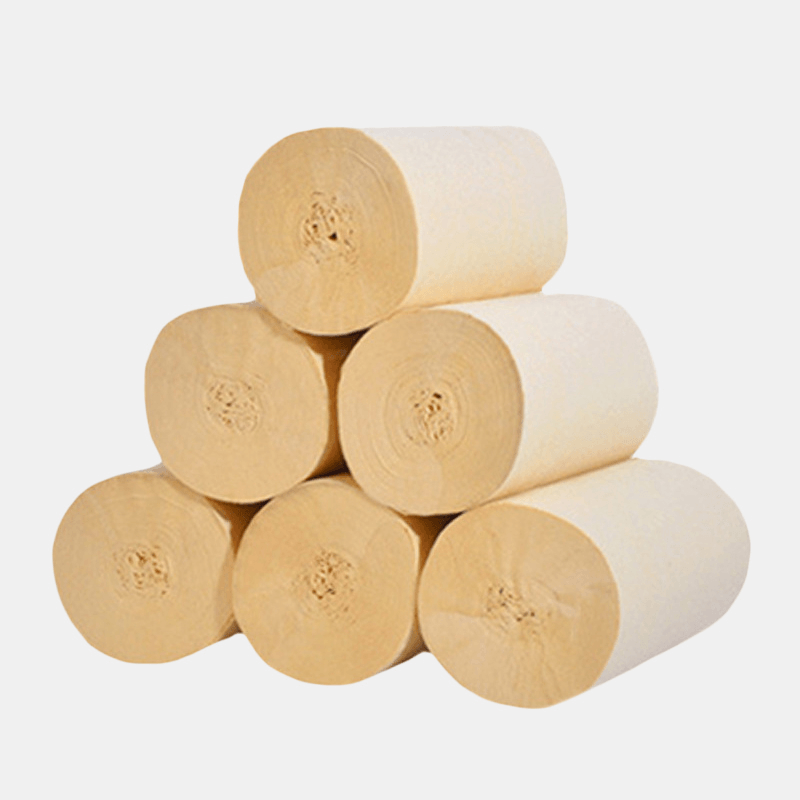 50 Rolls Coreless Bamboo Paper Towel Ultra Soft Toilet Paper for Home Hotel Cafe Shop Restaurant