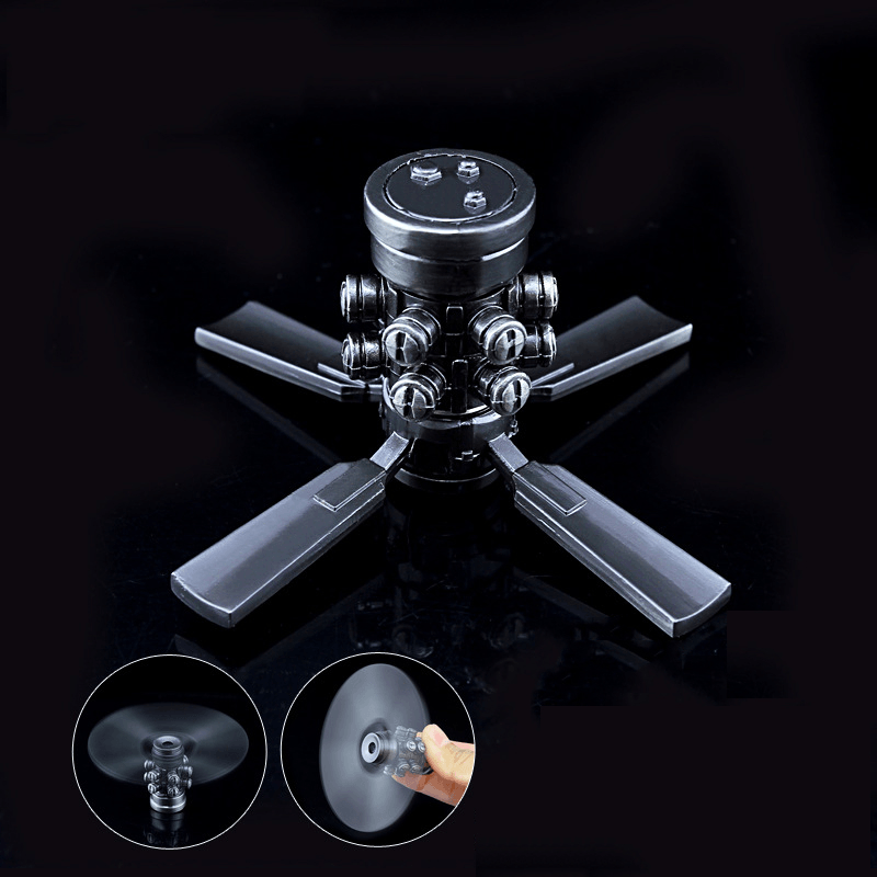 8Cm Electric Shock Trap Alloy Model Metal Rotating Toy Novelties Toys