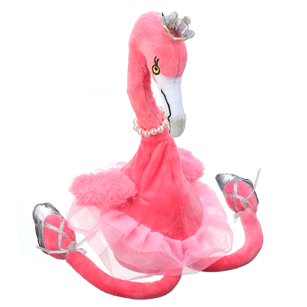 Flamingo Singing Dancing Pet Bird 50Cm 20Inches Christmas Gift Stuffed Plush Toy Cute Doll