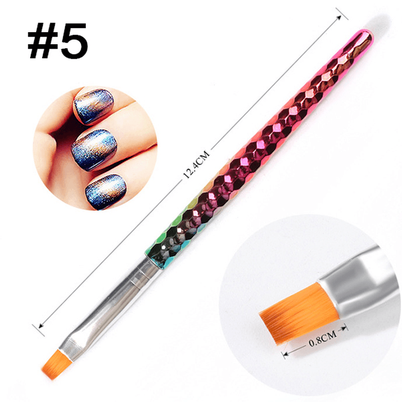 1Pc Nail Art Pen Mermaid DIY Drawing Design and Line Painting Manicure Dotting Tools