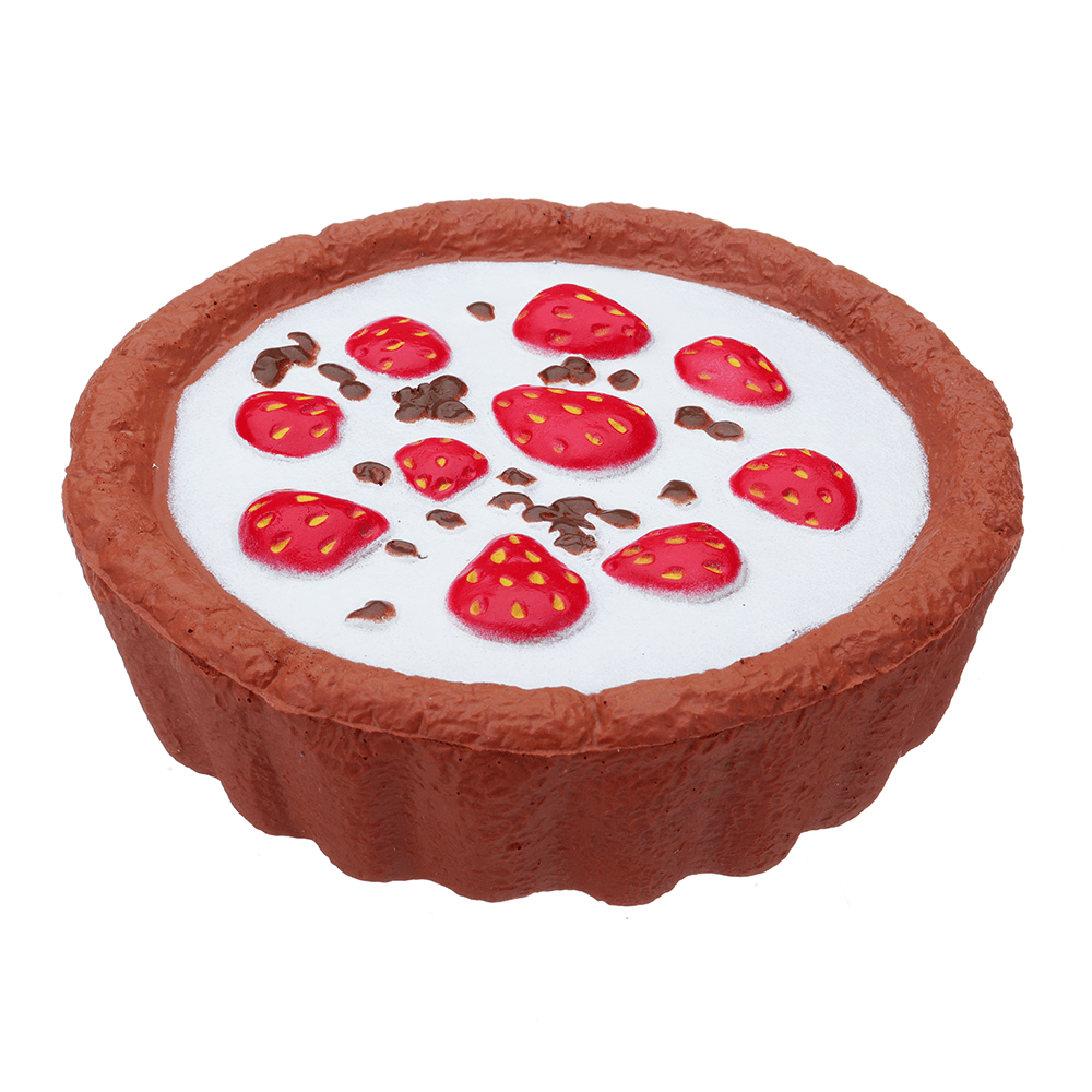 Gâteau au chocolat et aux fraises Squishy 12*4CM Slow Rising avec emballage Collection Cadeau Peluche