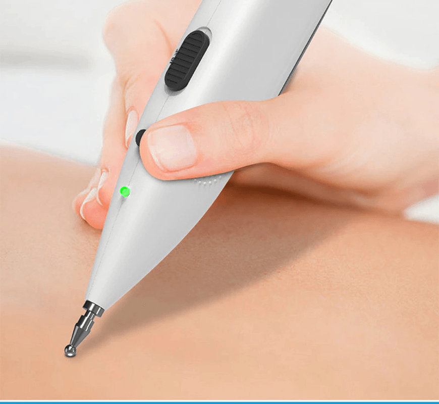 Stylo d'acupuncture avec affichage numérique Appareil de stimulation musculaire pour points d'acupuncture électrique Équipement de massage Soins de santé