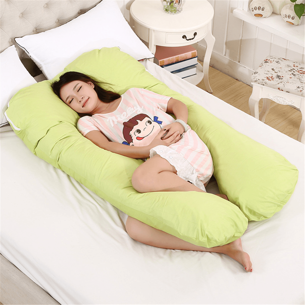 Almohada de maternidad familiar Embarazo Lactancia Dormir Soporte corporal Alimentación Cómodo