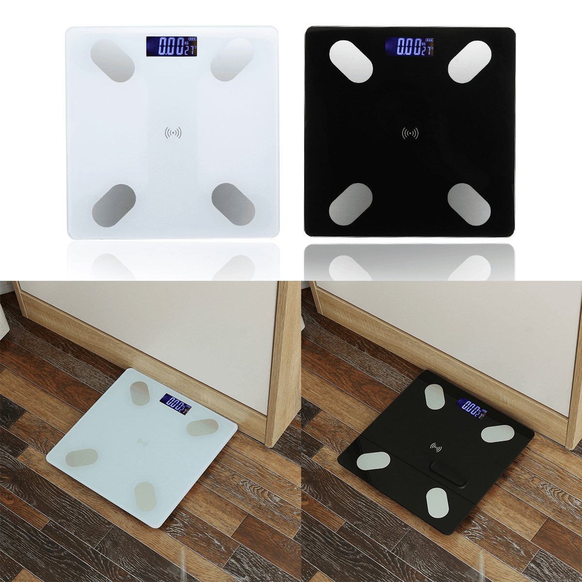 Digital Electronic Scale LCD Bluetooth Body Weight Scale