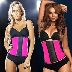 Corset amincissant en latex et caoutchouc pour femme