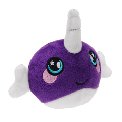 Colgante de peluche blando de espuma Squishamals Dolphins de 3,5" con forma de delfín y elevación lenta