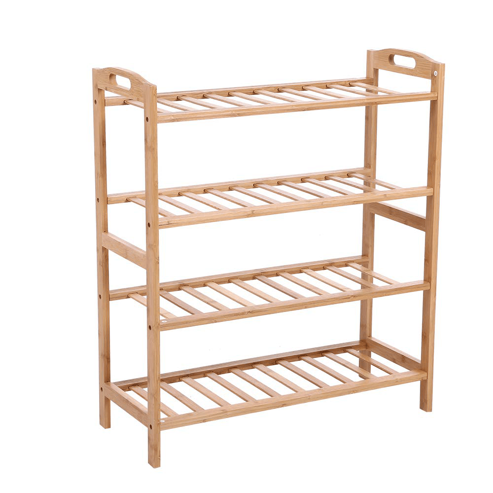 Étagère de rangement à chaussures à 2/3/4/5 niveaux, étagère en bois, organisateur pour la maison, bambou