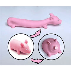 Jouets de décompression créatifs remplis de sable Lala Le cochon rose mignon