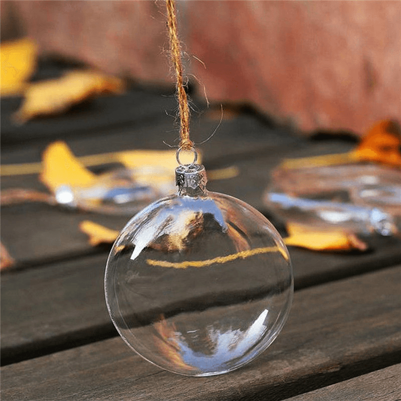 Adornos de bolas de cristal de perla para decoración del hogar, para fiestas navideñas, 6 cm, juguetes para niños, regalo para niños