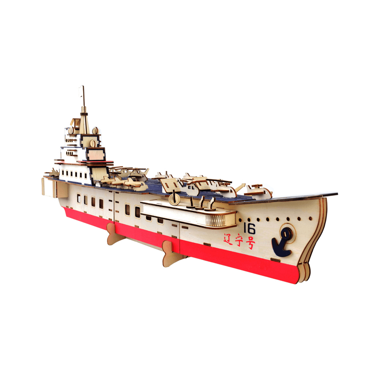 3D Woodcraft Assembly Battleship Series Kit Jigsaw Puzzle Toy Decoration Model for Kids Gift