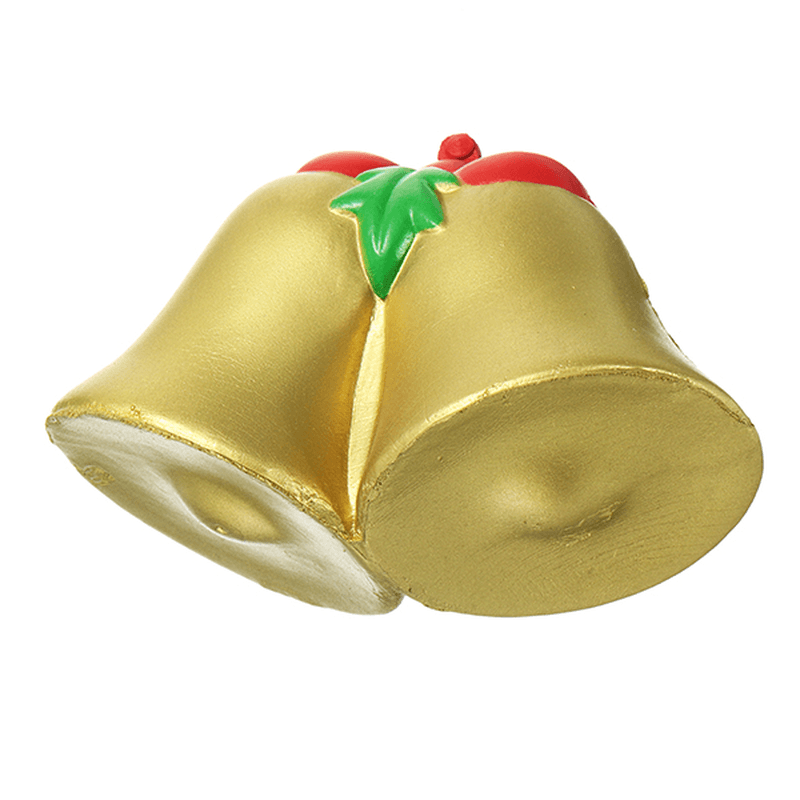 Chameleon Squishy Christmas Jingle Bell Slow Rising Toy with Packaging Kids Christmas Gift Decor