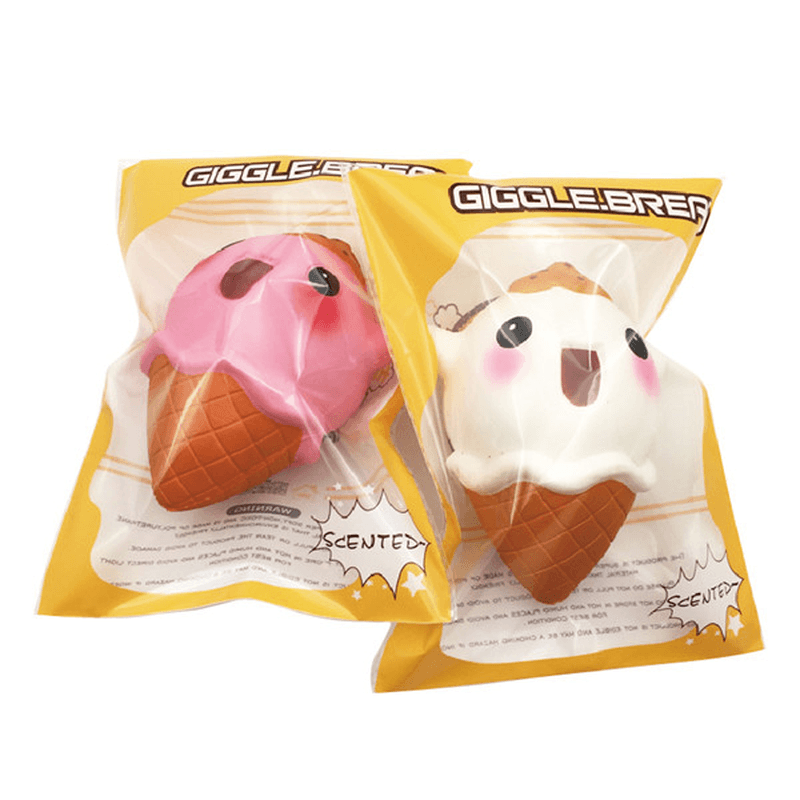 Giggle Bread Squishy Ice Cream 12Cm Slow Rising with Packaging Collection Gift Decor Soft