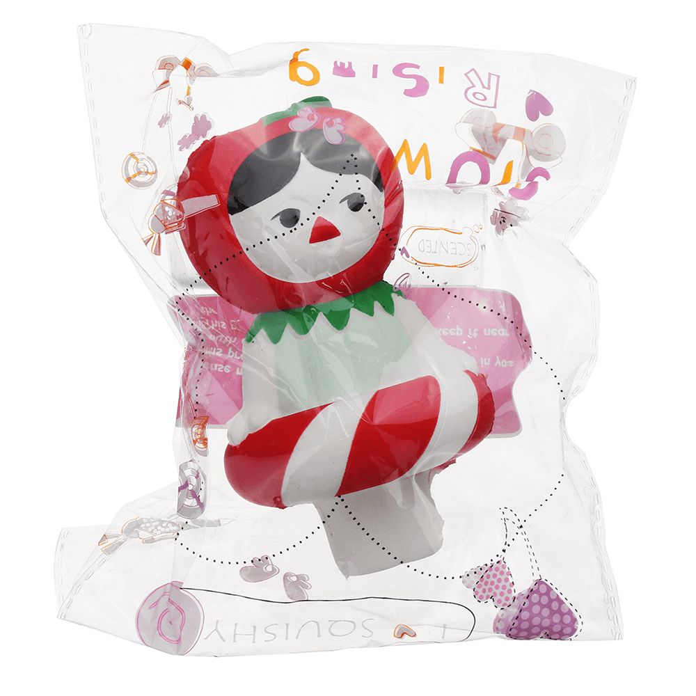 Christmas Gift Cherry Girl Squishy 13.5*8CM Slow Rising Soft Collection Gift Decor Toy with Packaging Collection