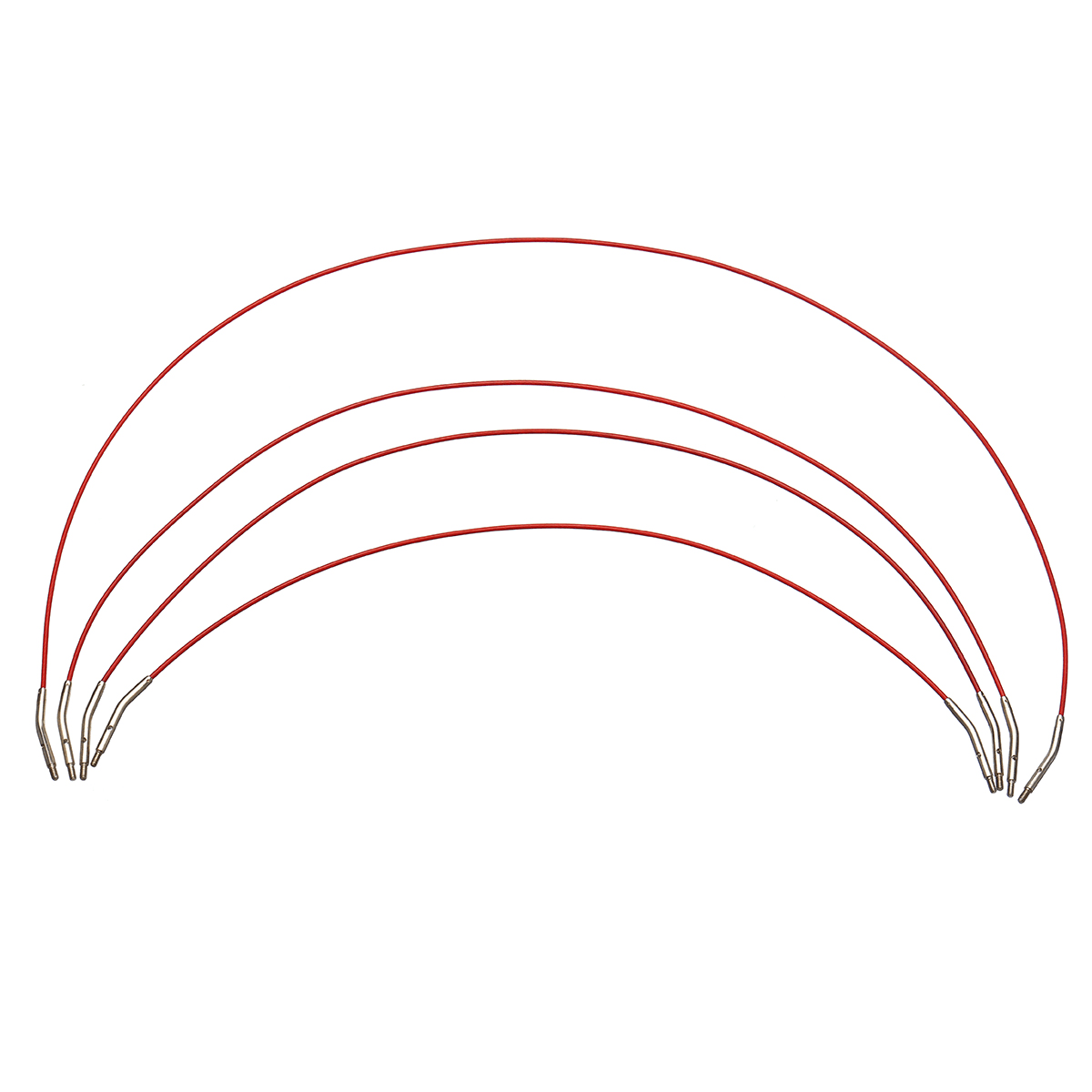 Juego de agujas de tejer circulares de bambú intercambiables de 13 tamaños, de 2,75 mm a 10 mm