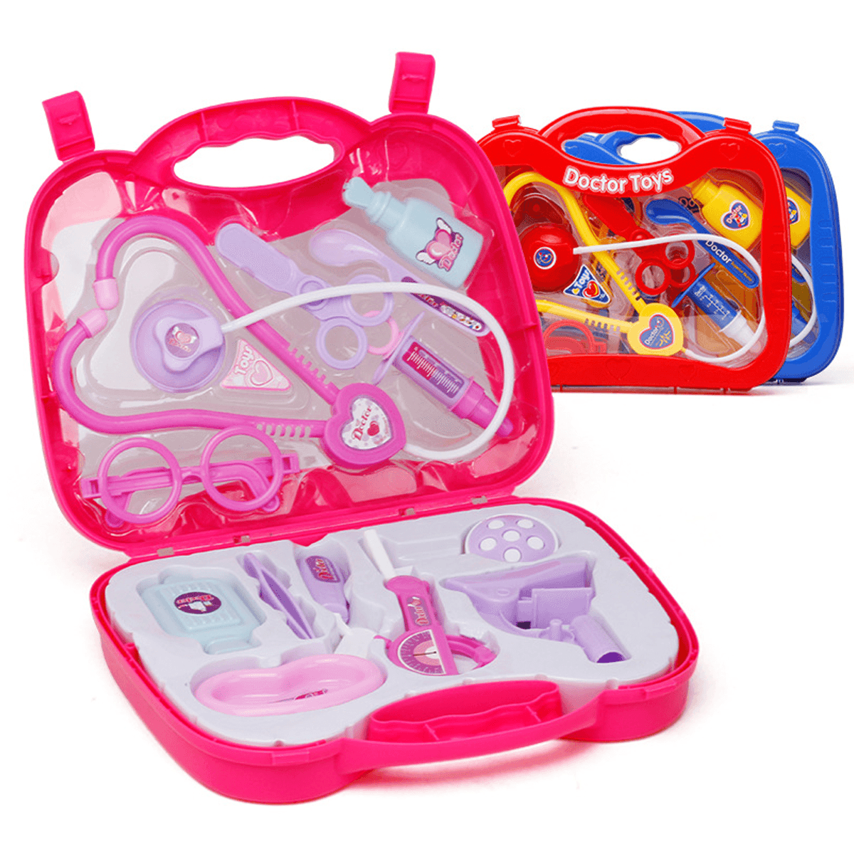 Ensemble d'outils de stéthoscope de médecin et d'infirmière, jeu de rôle de simulation de 13 pièces, jouet éducatif pour enfants, cadeau