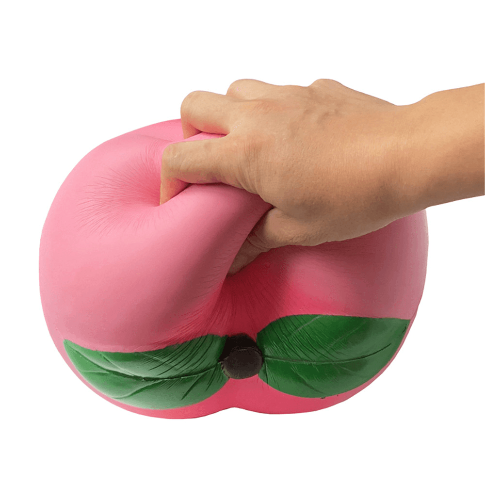 25Cm Huge Peach Squishy Jumbo 10" Soft Slow Rising Giant Fruit Toy Collection Gift