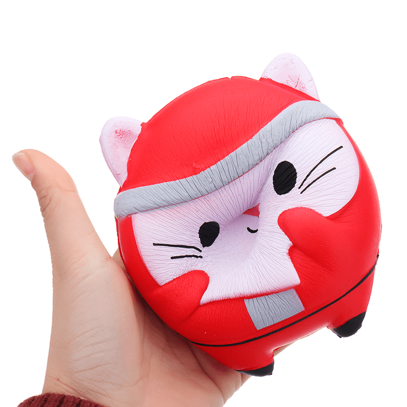 Chameleon Christmas Cat Doll Squishy 12X10X10Cm Slow Rising with Packaging Collection Gift Soft Toy