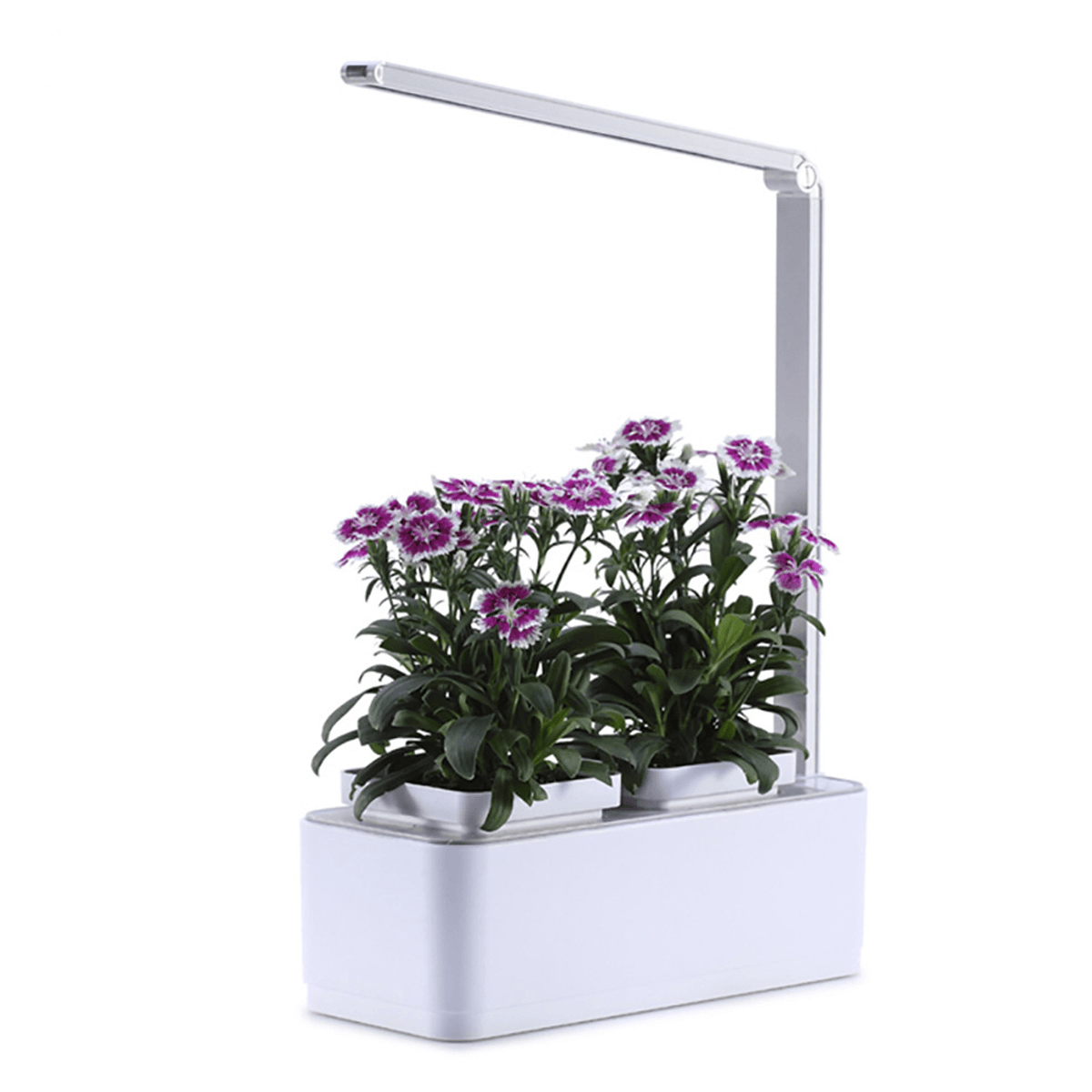 8W Intelligent Automatique Arrosage Pot LED Hors-Sol Hydroponique Pot De Fleur Lampe De Croissance Des Plantes D'intérieur Décoration De La Maison