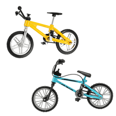 Mini bicicleta de aleación de simulación creativa, carretilla elevadora de dedo, juguete multicolor, regalo para niños, deportes