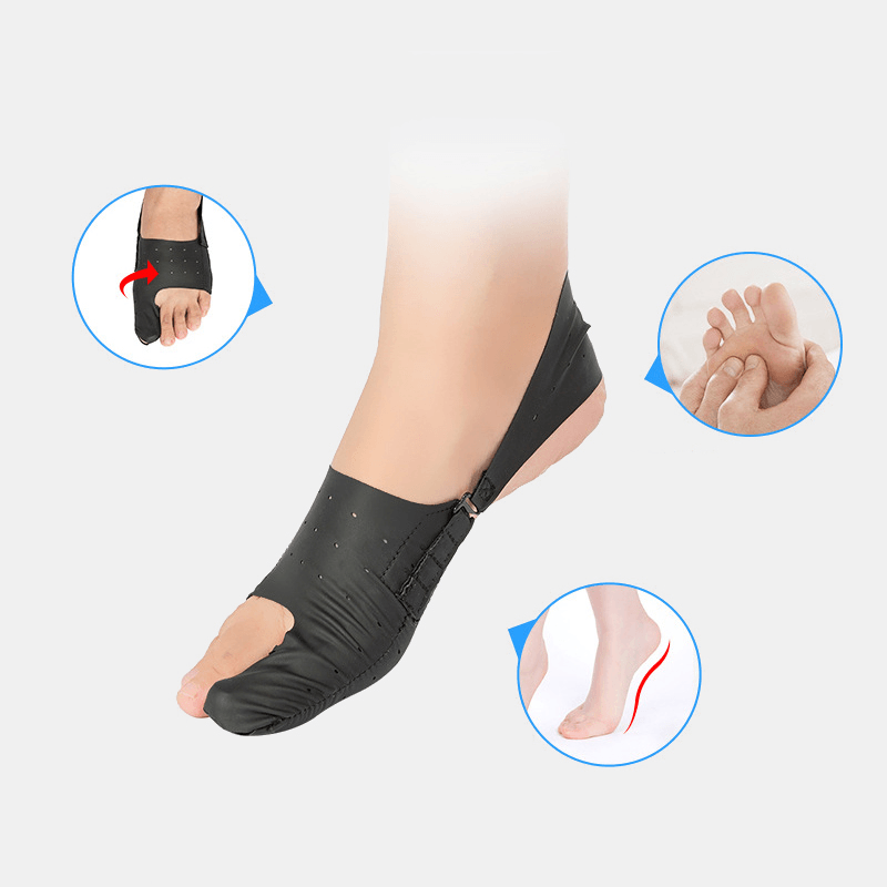 1 pieza corrector de valgo de pulgar ultrafino, transpirable y cómodo, corrector de pulgar con hueso de pie grande