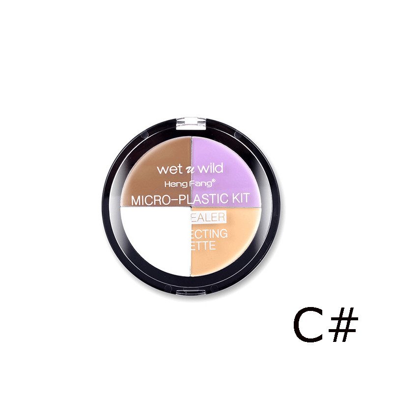 3 Style 4 Colors Natural Concealer Foundation Base Face Cream Make up Bronzer Long Lasting