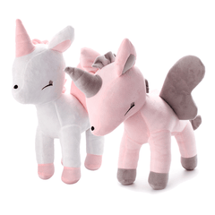 Peluche de unicornio gigante suave de 16 pulgadas, muñeco de animal, regalo para niños, accesorios para fotos