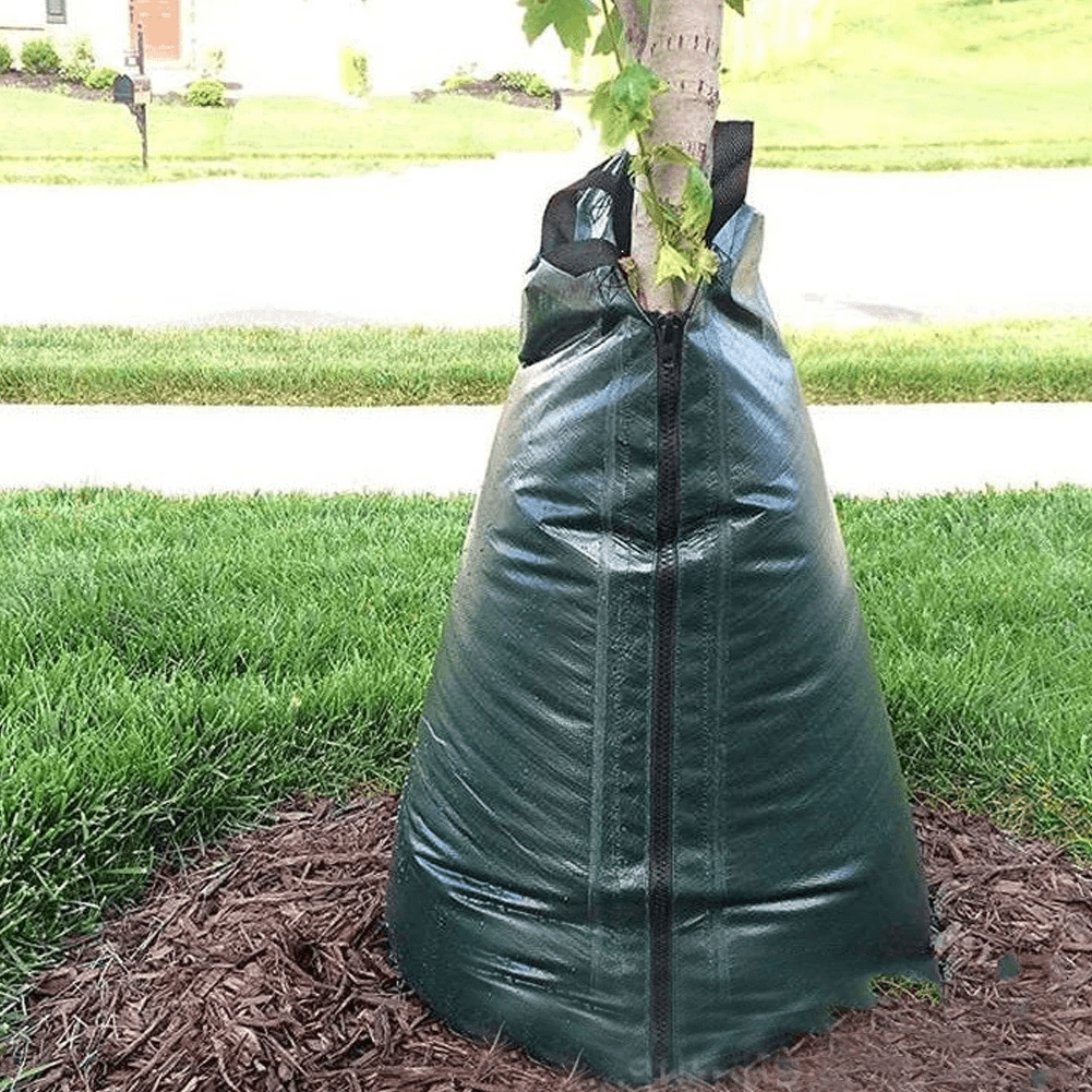 Sac d'arrosage d'arbre de 20 gallons Sacs d'irrigation goutte à goutte pour plantes de jardin Sac goutteur suspendu à libération lente