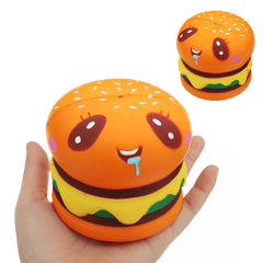 Burger Cat Squishy 8*8.5 CM Slow Rising Collection Gift Soft Fun Animal Toy