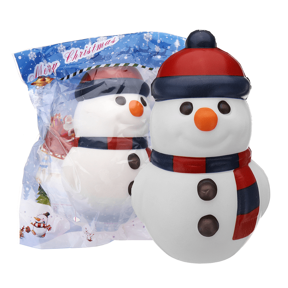 Cooland Christmas Snowman Squishy 14.4×9.2×8.1CM Soft Slow Rising with Packaging Collection Gift Toy