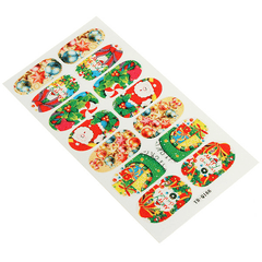 Christmas Nail Art Decoration Transfer Manicure Tips Decal Stickers