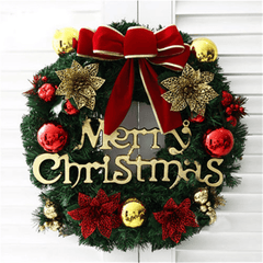 Christmas Holiday Wreath Door Ornament Garland Decoration Christmas Bell