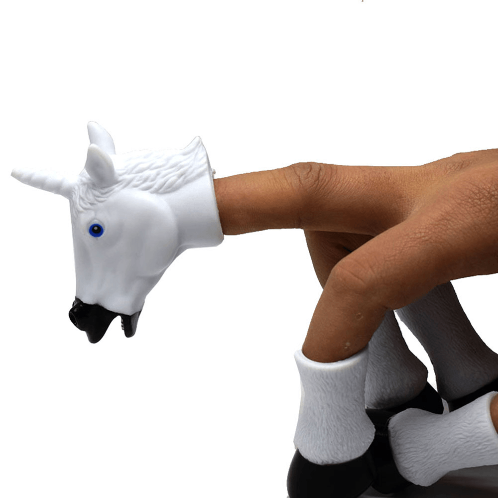 Four-Legged Hoof Flying Horse Finger Set Toy Novelties Toys Wearable Doll