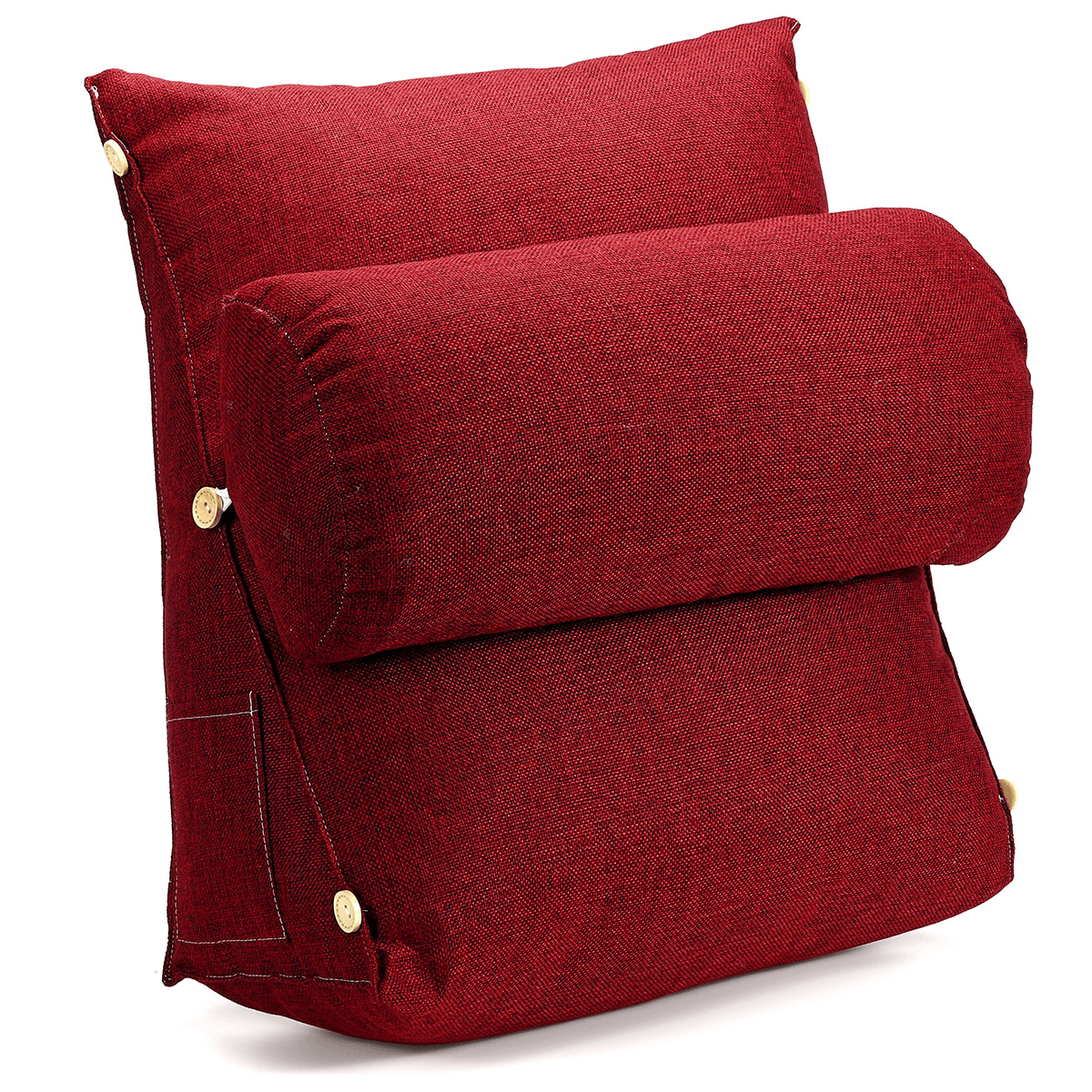 Adjustable Back Cushion Back Pillow Backrest Neck Support Sofa Bed Office