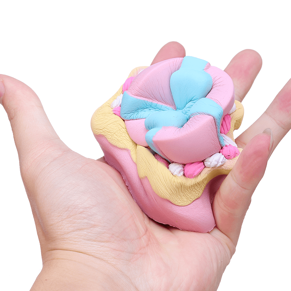 Bow-Knot Double Cake Squishy 9CM Jumbo with Packaging Collection Gift