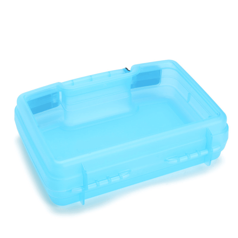 1 caja de almacenamiento de plástico para mascotas con forma de dedo, portátil, para viaje, equipaje, novedades, juguetes, organizador, herramientas