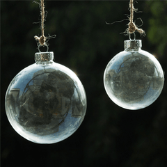 Adornos de bolas de cristal de perla para decoración del hogar, para fiestas navideñas, 6 cm, juguetes para niños, regalo para niños