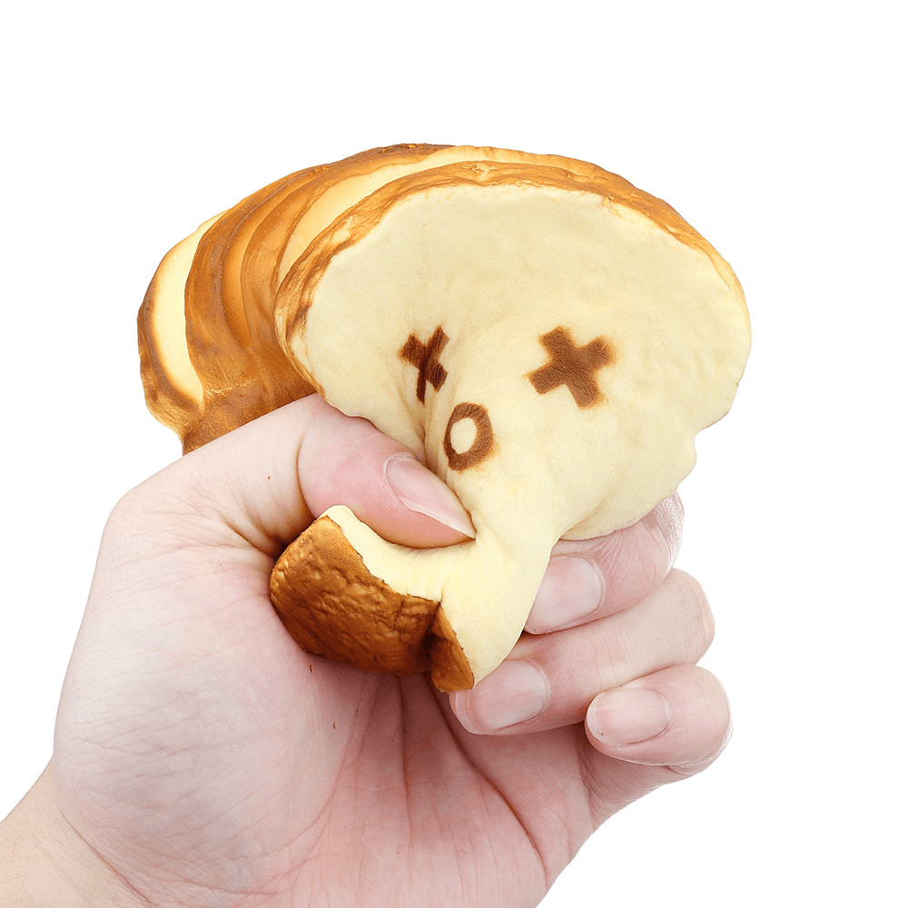 Pain Squishy Toast 8CM Expressions amusantes Collection cadeau géante avec emballage