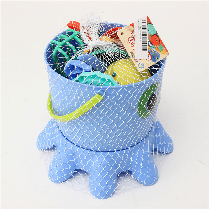 14PCS Fun Cute Playing Game Toy Sea Creature Shape Tools Sand Water Beach Indoor Outdoor Toy