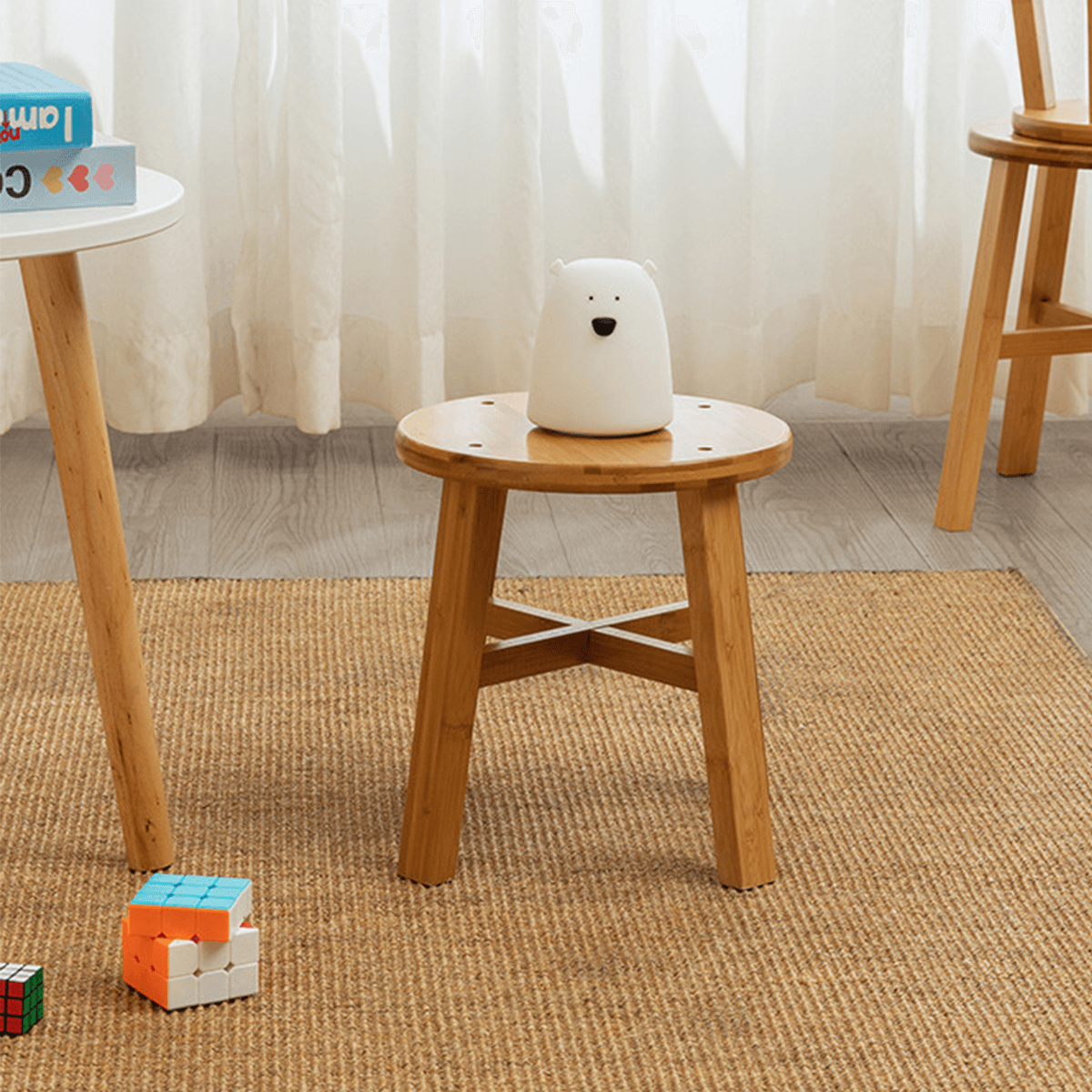 Taburete circular de madera maciza, banco pequeño, sofá, mesa de té, silla, banco para zapatos, taburete para niños, taburete para adultos, sala de estar