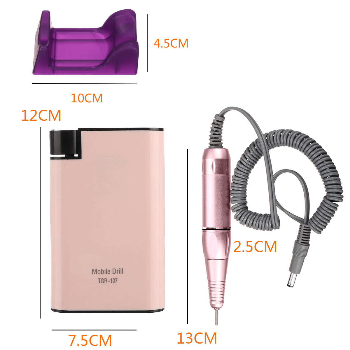 Charging 110 ~ 220V Wide Voltage Portable Nail Polisher